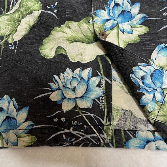 Tommy Bahama Mens Short Sleeve Button Down Island Zone Silk Blend Mult-color XXL - Picture 3 of 10